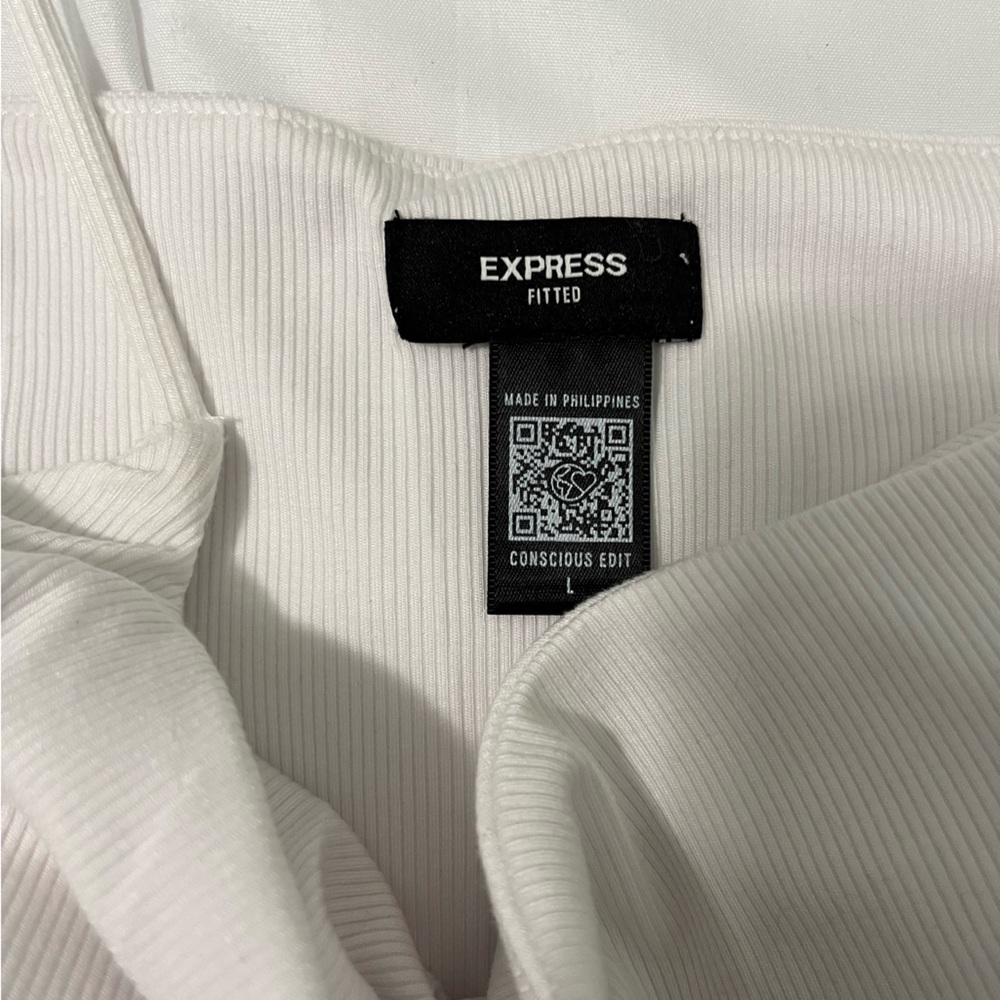 Express White Tank Top - Picture 3 of 5